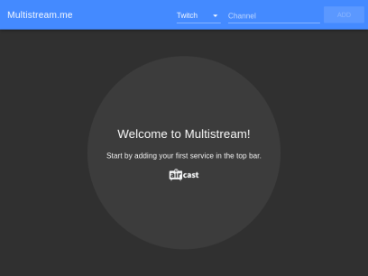 Multistream.me - Twitch / SmashCast / YouTube / Trovo / ThetaTV