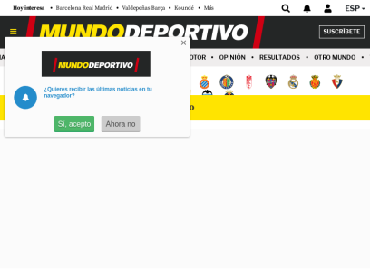 Mundo Deportivo el diario deportivo Online