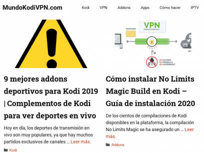 MundoKodiVPN.com - Bienvenido al mundo de Kodi y sus VPN