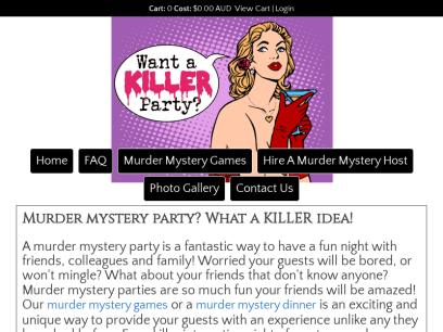 Murder Mystery Party | Murder Mystery parties