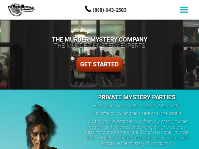 The Murder Mystery Company | Murder Mystery Dinners and Parties