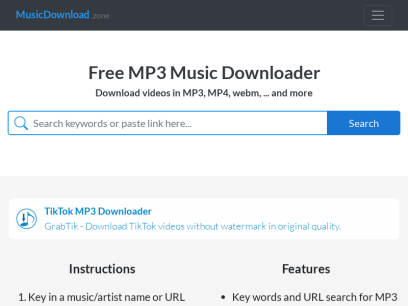 Free Music Downloader - Best MP3 Music Downloader.