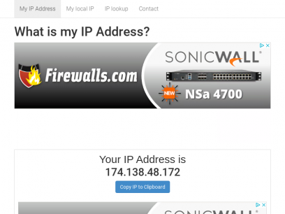 My IP address --&gt; What is my IP &amp; its location?