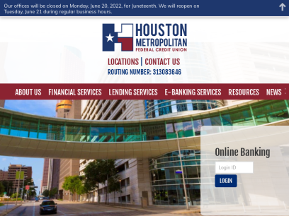Houston Metropolitan Federal Credit Union | Home - Houston Metropolitan Federal Credit Union