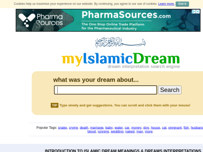 Islamic Dream Meanings &amp; Interpretations for Muslim - myIslamicDream.com
