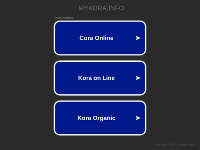 mykora.info.png