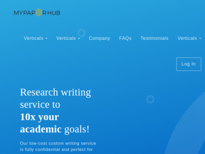 MyPaperHub: Reliable Online Academic Paper Writing Experts!