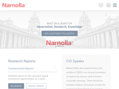 
	Equity Research &amp; Advisory Firm India | Mutual Funds Investment Strategy| Narnolia
    
