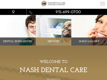Temecula Dentist | Cosmetic and Sedation Dentistry | Nash Dental Care in Temecula, Ca | Personalized and Comfortable