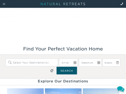 Luxury Vacation Rentals &amp; Personalized Guest Service | Natural Retreats