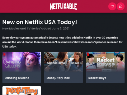 What&#39;s New on Netflix USA Today!