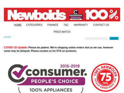 100% Newbolds Appliances
