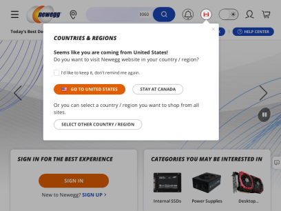 Computer Parts, PC Components, Laptop Computers, LED LCD TV, Digital Cameras and more - Newegg.com