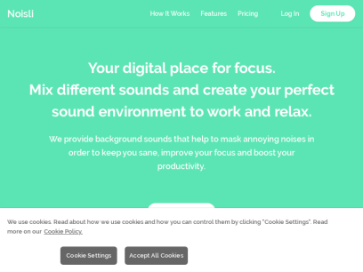 Noisli - Improve Focus and Boost Productivity with Background Sounds