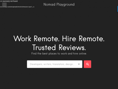 Nomad Playground — Work Remote. Hire Remote. Trusted Reviews