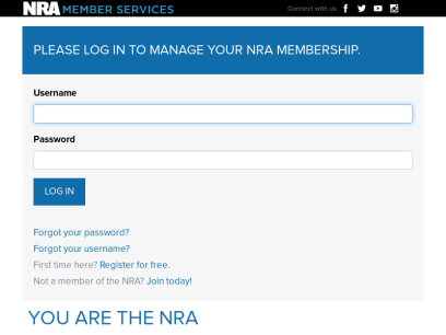 NRA Member Services | Home