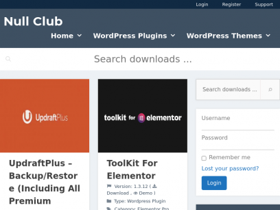 Null Club - Premium Wordpress Themes And Plugins