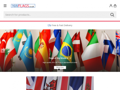 Flags of the World For Sale | Buy Flags Online  at NW Flags