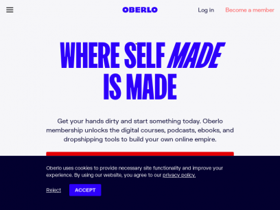 Oberlo | Where Self Made is Made