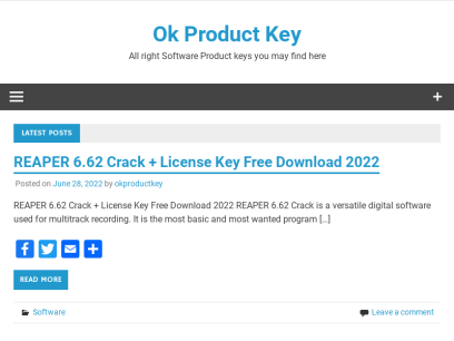 Ok Product Key - All right Software Product keys you may find here