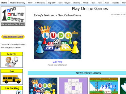 One Online Games - Free Games Online