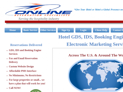 GDS IDS Booking Engine for Hotel and&nbsp; Motel Industry