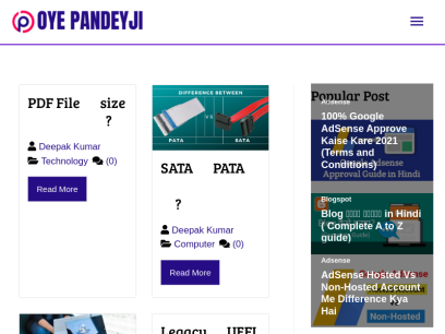 OyePandeyji - Hindi Tech Blog