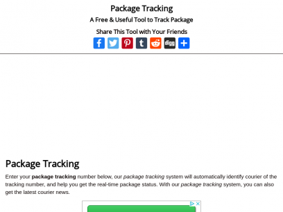 Package Tracking - A Free and Useful Tool to Track Package