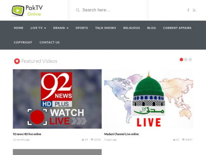 HomePage - Watch Pakistani Tv channels live online | TV Schedule | Talk Shows
