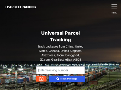 Universal Parcel Tracking PWA - Global Package Tracking