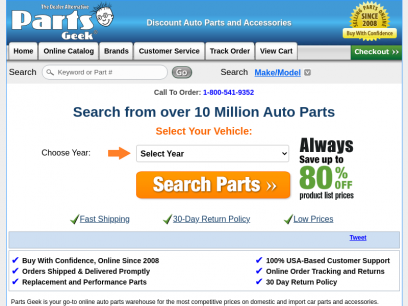 Discount Auto Parts Online - Domestic, Import Car Parts Warehouse