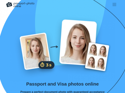 Passport and Visa photos online - Passport-Photo.online