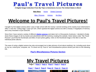 Paul's Travel Pictures - Digital Pictures, Information &amp; Reviews From My Trips &amp; Adventures
