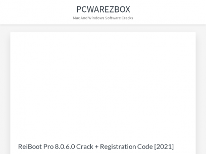 PCWAREZBOX -Mac And Windows Software Cracks &amp; Keys