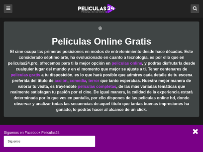 ▷ 🥇 Peliculas24 | Ver Películas Online Gratis en Español