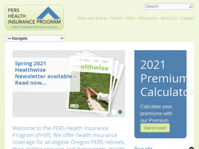 PERS Health Insurance Program
