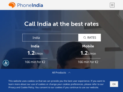 PhoneIndia: Call India, calling plans &amp; mobile recharges