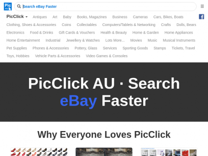 PicClick AU • Search eBay Faster