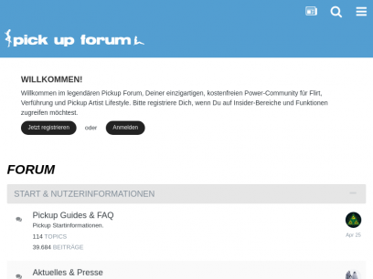 pick up forum de pick up forum de