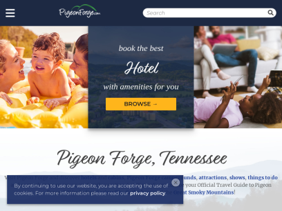 Visit Pigeon Forge! Cabins, Hotels, Attractions, Shows &amp; Things To Do!