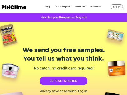 Free Samples By Mail, Giveaways, Product Reviews &amp; More | PINCHme