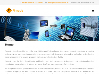Pinnacle Infotech - Computer Peripherals and Consumables