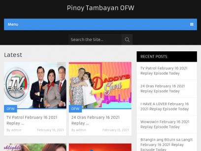 Pinoy Tambayan OFW - Watch Online Pinoy Tambayan OFW Full Episode Online Pinoy Tv Channel