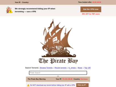 ThePirateBays - Reliable Proxy and Mirror Sites for Pirate Bay