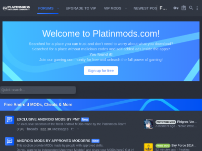 Platinmods.com - Android &amp; iOS MODs, Mobile Games &amp; Apps