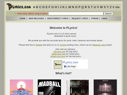 75 Similar Sites Like Lyricsmode Com Alternatives