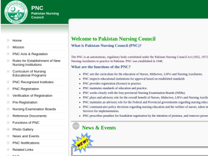 Sites like pnc.org.pk &
        Alternatives