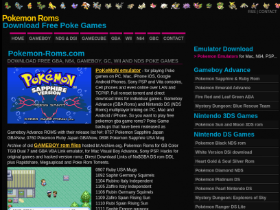 download pokemon roms for mac