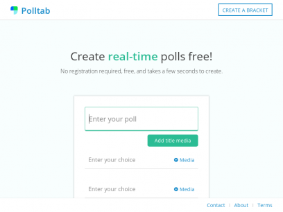Polltab - Free Poll Maker, Create beautiful real-time polls