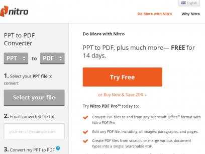 Powerpoint to PDF Converter – 100% Free